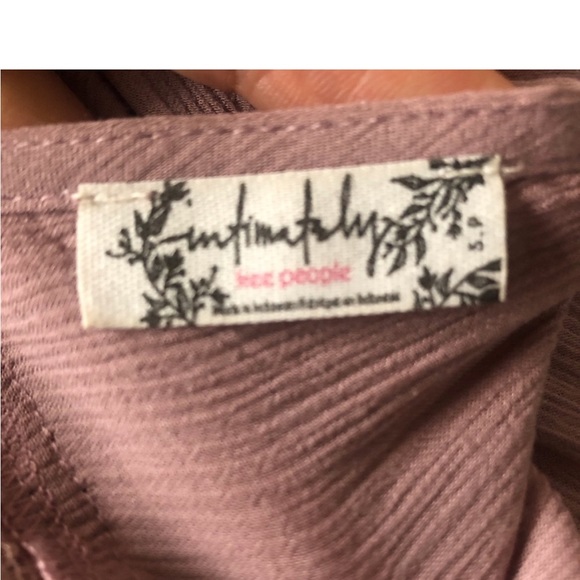 [Free people] Rose Deep V-neck Back open Lace Oversized Dress - Picture 7 of 9